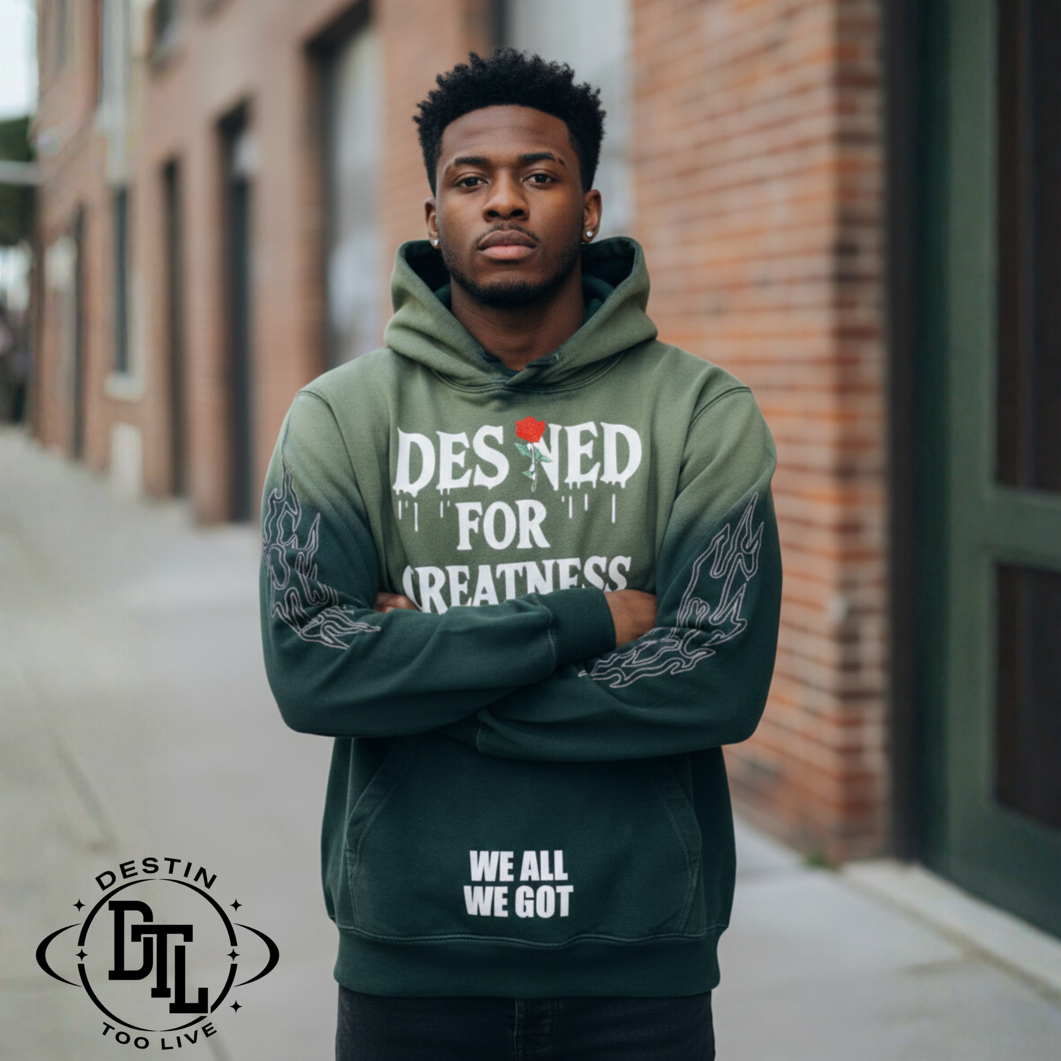 Ombré Destin For Greatness Sweater