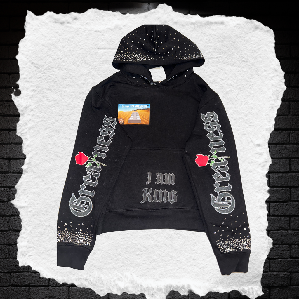 Destin for Greatness Swarovski Men Hoodies