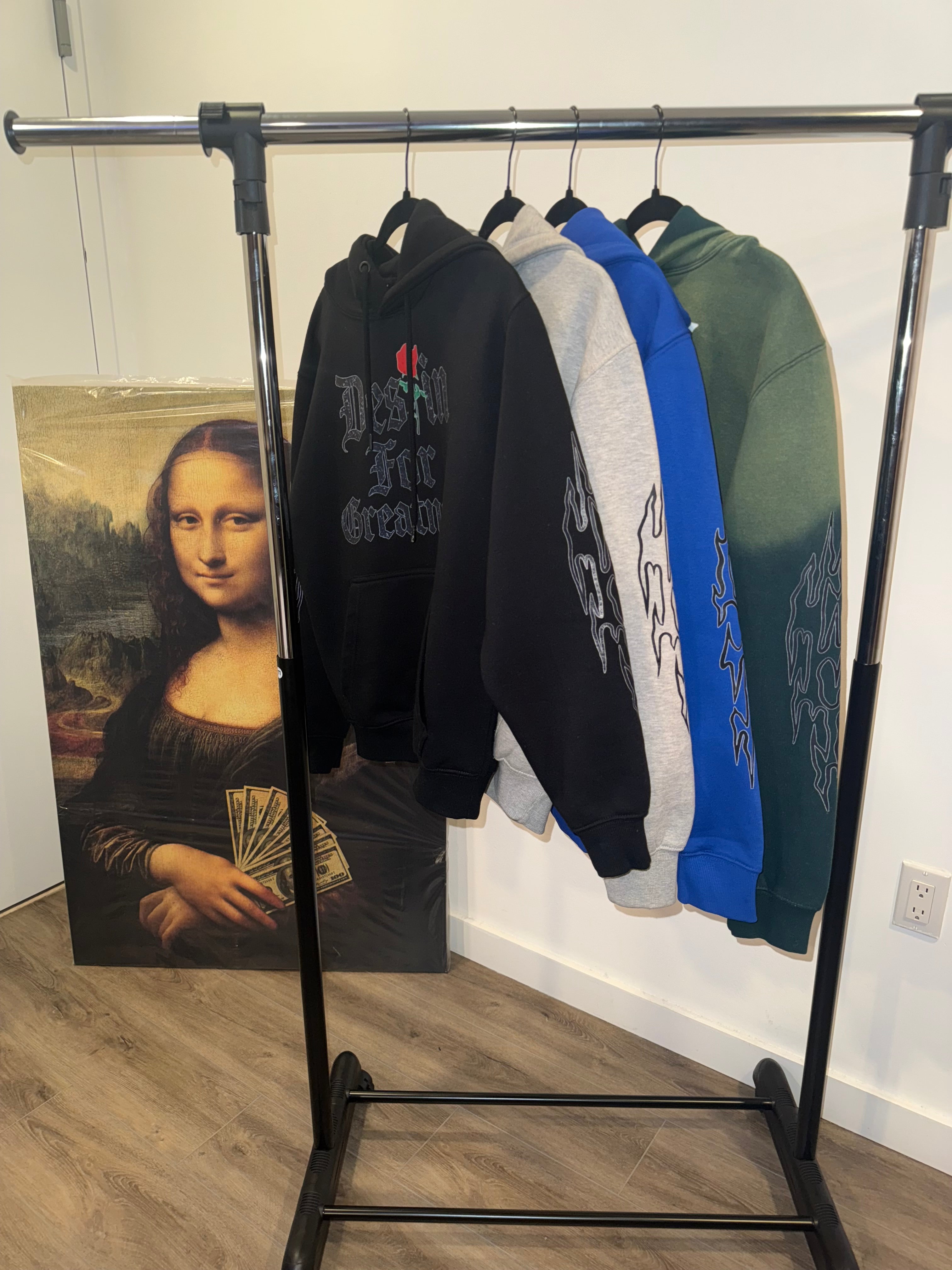 Destin For Greatness Black Flamerz Hoodie