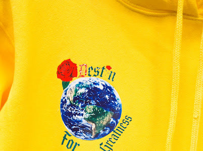 Destin For Greatness Rose Globe Hoodie