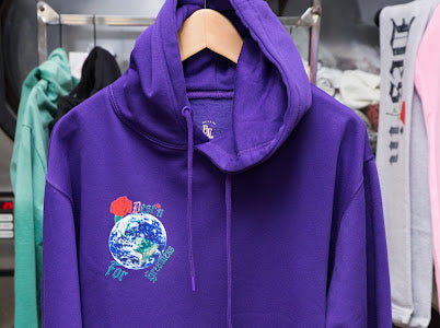 Destin For Greatness Rose Globe Hoodie