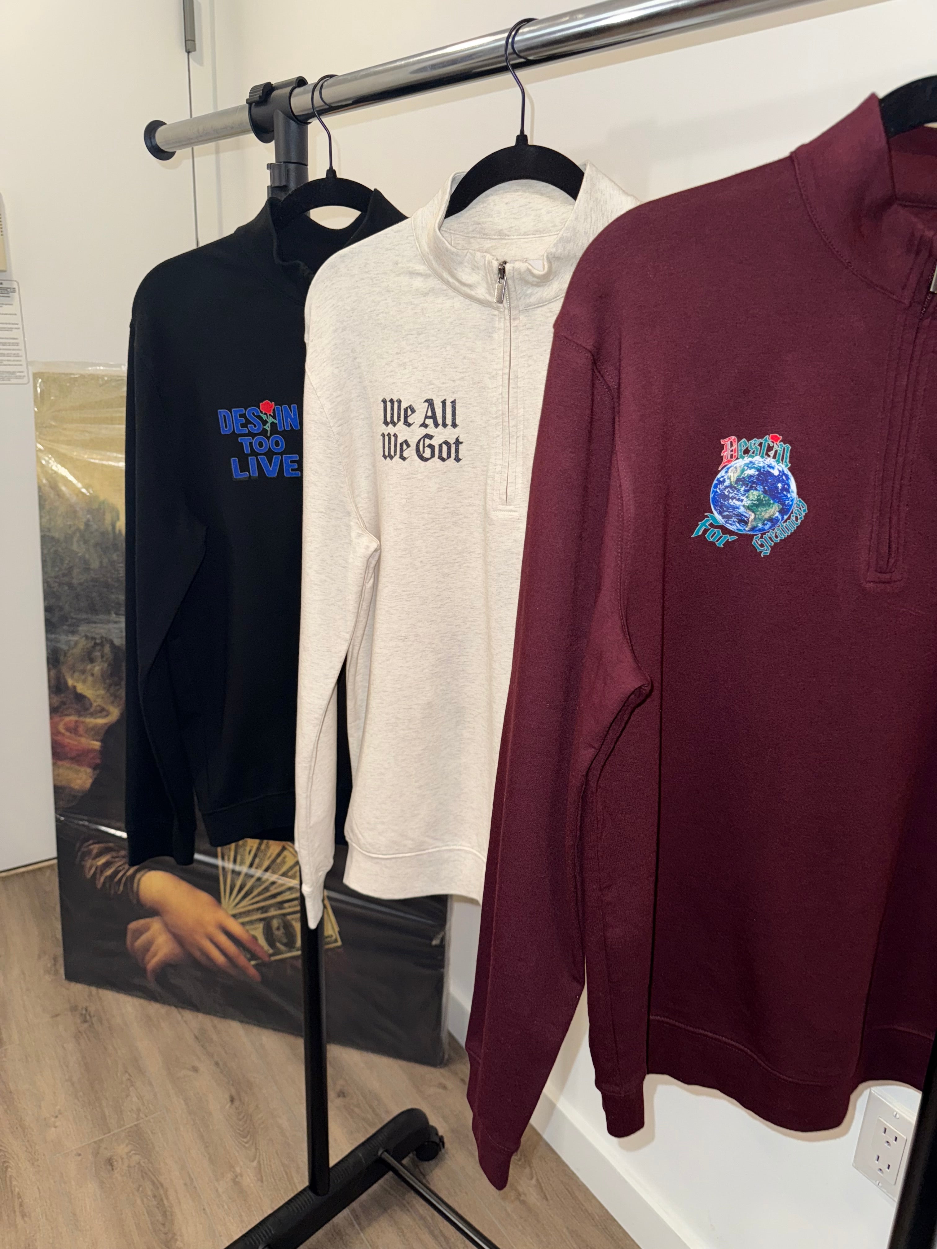 Destin Too Live Quarter Zips