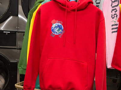 Destin For Greatness Rose Globe Hoodie