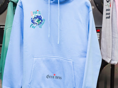 Destin For Greatness Rose Globe Hoodie