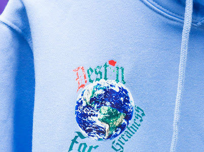 Destin For Greatness Rose Globe Hoodie