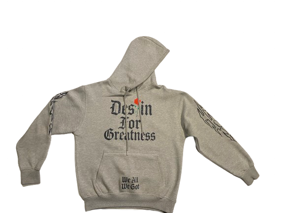 Destin For Greatness Black Flamerz Hoodie
