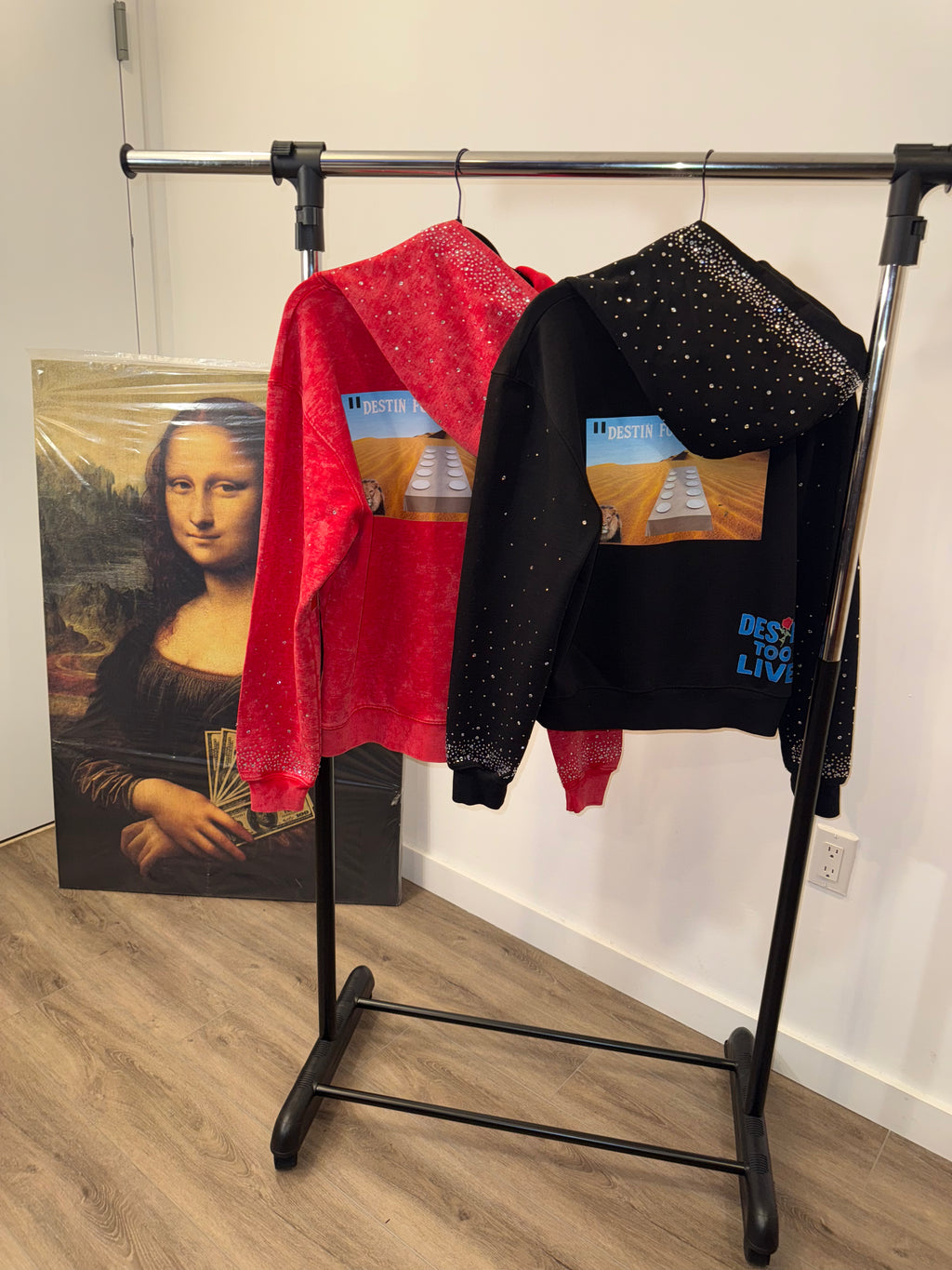 Destin for Greatness Swarovski Men Hoodies