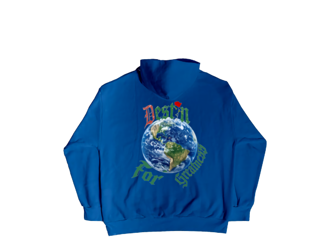 Destin For Greatness White Flamerz Hoodie